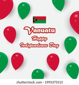 vector illustration for Vanuatu independence day