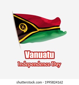 vector illustration for Vanuatu independence day