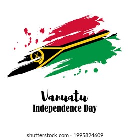 vector illustration for Vanuatu independence day