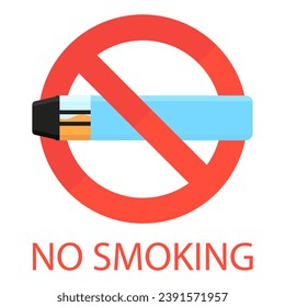 vector illustration of the vape icon smoking is not allowed on a white background
