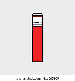 vector illustration of vaporizer