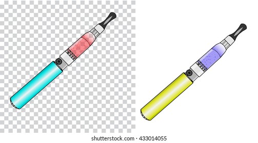 Vector illustration of vaporizer