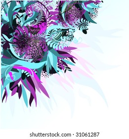 vector illustration of varicolored abstraction