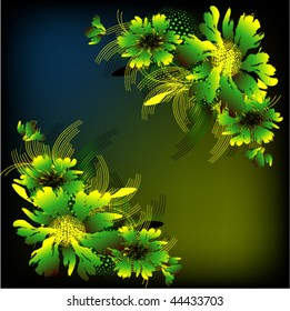 vector illustration of varicolored abstraction