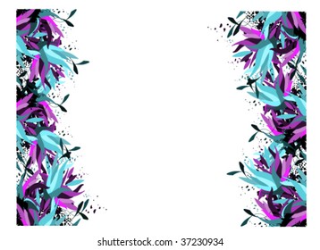 vector illustration of varicolored frame