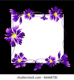 vector illustration of varicolored frame