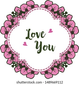 Vector illustration various artwork bridal shower with template bridal shower