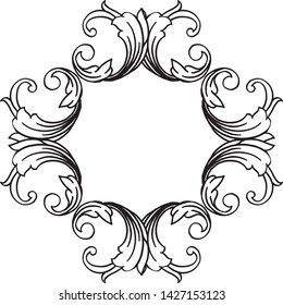 Vector illustration various elegant flower frame for ornate of art modern