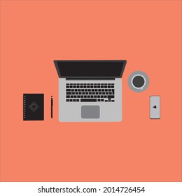 VECTOR ILLUSTRATION OF VARIOUS OFFICE TOOLS