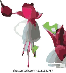 vector illustration of various types of flowers a combination of art and God's creatures which will be even more beautiful when associated with other objects