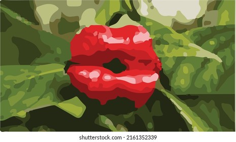 vector illustration of various types of flowers a combination of art and God's creatures which will be even more beautiful when associated with other objects