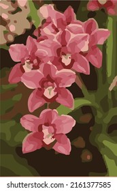 vector illustration of various types of flowers a combination of art and God's creatures which will be even more beautiful when associated with other objects