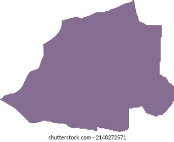 Vector illustration of Vatikan map