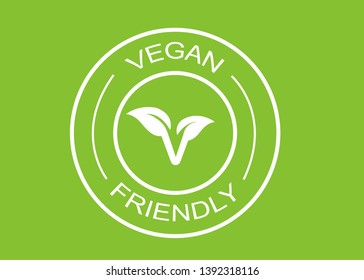 Vector Illustration of Vegan Diet. Menu Icon.