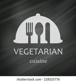 Vector Illustration of a Vegan Menu Design Template