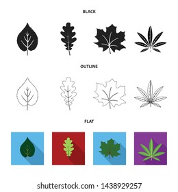Vector illustration of vegan and organic logo. Collection of vegan and fresh vector icon for stock.