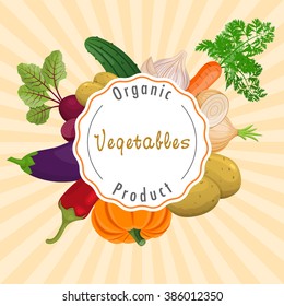 Vector illustration of vegetables