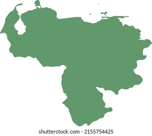 Vector illustration of Venezuela map