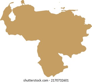 Vektorgrafik der Venezuela-Karte