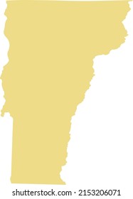 Vector illustration of Vermont map