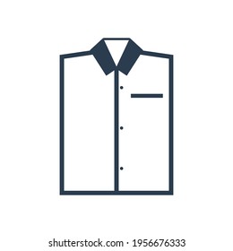 Vector illustration of a vest with outline style. Good for graphic assets in web design, UI, banners and brochures. simple design.