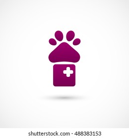 Vector illustration of a Vet clinic