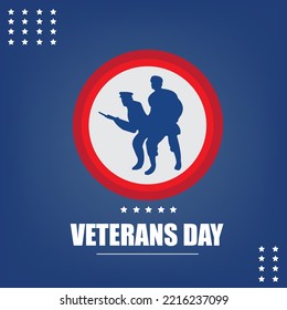 	
Vector Illustration of Veterans Day. Simple and Elegant Design