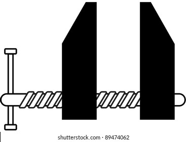 Vector Illustration Of A Vice