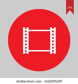 Vector illustration of a video gallery graphic, can be used for icons, logos, or digital products.