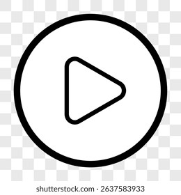 Vector illustration video player button