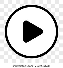 Vector illustration video player button