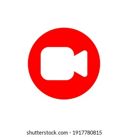 Vector illustration of a video symbol. Signs for video recording.