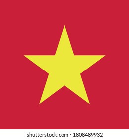 ilustración vectorial de la bandera de Vietnam