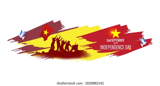 vector illustration for Vietnam  independence day - 2 September 