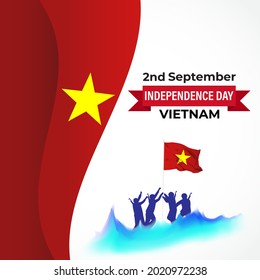 vector illustration for Vietnam  independence day - 2 September 