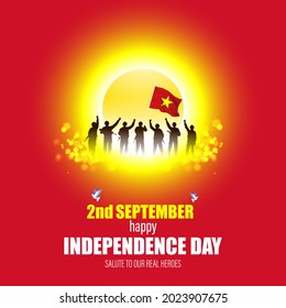 vector illustration for Vietnam  independence day - 2 September 