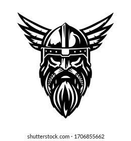 Ilustración vectorial de avistar en un casco