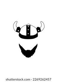 Vector illustration of a Viking with various accessories. The Vikings were a nation of explorers who came from Scandinavia. The Vikings are known as a nation of explorers.