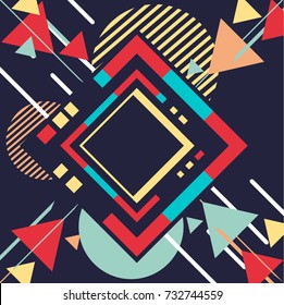 Vector illustration of Vintage abstract background