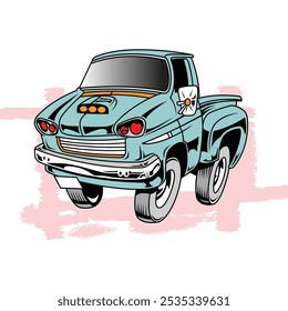 vector illustration vintage car graphic design