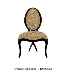 Vector illustration vintage chair.