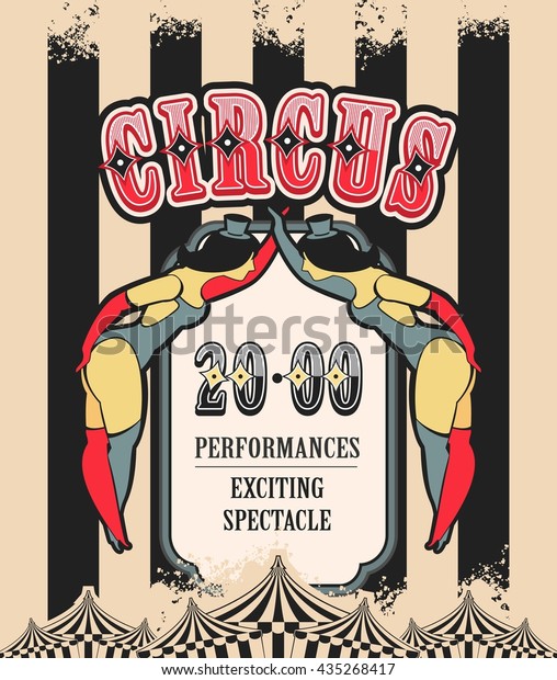Vector
illustration of vintage circus posters
