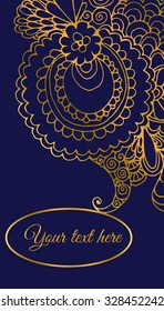 Vector illustration. Vintage decorative elements. Hand drawn.