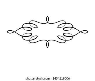 Vector Illustration. Vintage vector. Decorative frames.