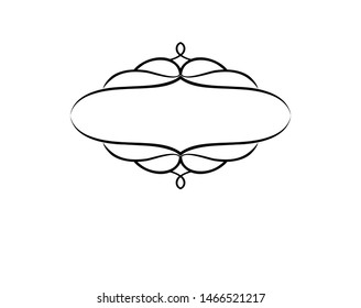 Vector Illustration. Vintage vector. Decorative frames.