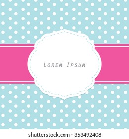 Vector Illustration : Vintage Design Template