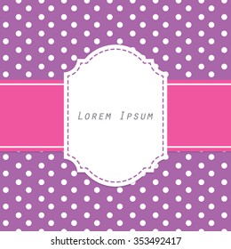Vector Illustration : Vintage Design Template