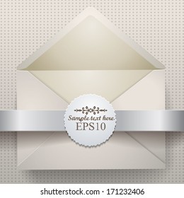 Vector illustration of vintage envelope 