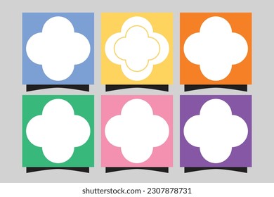 Vector illustration Vintage Frame templates