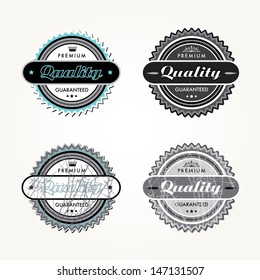 Vector illustration of vintage labels.